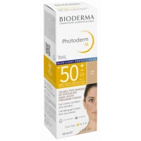 Гель-крем сонцезахисний Bioderma (Біодерма) Photoderm М захист від синього світла SPF50+ 40мл (тон світлий)