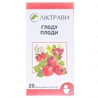 ГЛОДУ плоди по 4 г у фільтр- пакетах №20