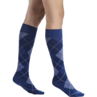 Гольфы компрессионные Sigvaris (Сигварис) Shades Women Argyle тип В сиреневый закрытый мисок (308135)