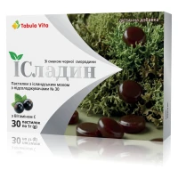 ИСЛАДИН Tabula Vita (Табула Вита) пастилки со вкусом черной смородины №30