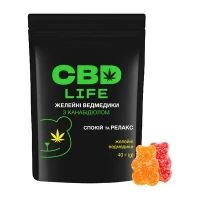 Канабідіол CBD life Желейні ведмедики 40г