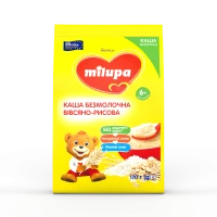 Каша безмолочна Milupa (Мілупа) вівсяно-рисова 6+міс. 170г