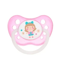 Пустушка Canpol (Кенпол) Toys силіконова анатомічна 6-18 міс. №1 рожева