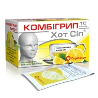 КОМБИГРИПП Хот Сип порошок для орального раствора с лимонным вкусом по 5г №10