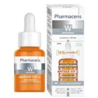 Концентрат для лица Pharmaceris (Фармацерис) W антиоксидантный отбеливающий с 15% Витамин С 30мл
