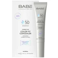 Консиллер BABE (БАБЕ) Laboratorios с адаптивным цветом, коллагеном и пептидами на физических фильтрах SPF50 12мл