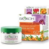 Крем-актив для лица Биокон Натуральный уход 60+ Питание+Лифтинг 50мл