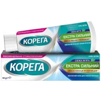 Крем для фіксації зубних протезів Корега Екстра сильний Свіжа м'ята 40г