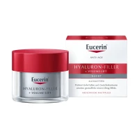 Крем ночной Eucerin (Юцерин) Hyaluron Filler Volume Lift Night Cream антивозрастной для восстановления контура лица 50мл (89763)