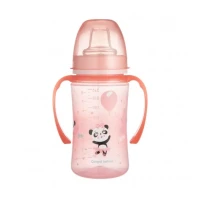 Кружка тренировочная Canpol (Кенпол) EasyStart Sweet fun розовая 240мл (35/208)