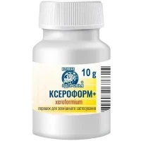 КСЕРОФОРМ+ порошок нашкірний по 10г в банці