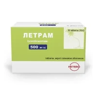 ЛЕТРАМ таблетки по 500мг №30
