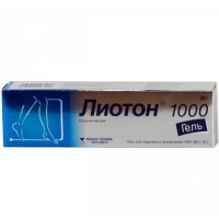 ЛИОТОН 1000 гель по 1000 МЕ/г по 30г