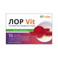 ЛОР VIT T.Vita (Т.Вита) пастилки со вкусом черной смородины №16