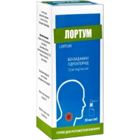 ЛОРТУМ спрей для полости рта по 1,5мг/мл 30мл