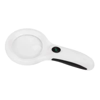 Лупа ручна з LED підсвіткою 3х збільшення (d 75mm) RD-9587