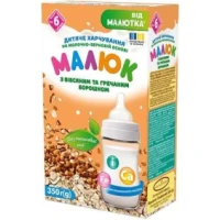 Детское питание Малыш на молочно-зерновой основе с овсяной и гречневой мукой для детей с 6 мес. 350г