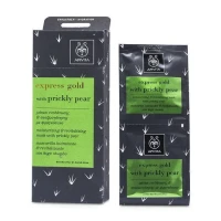 Маска для лица Apivita (Апивита) Express Gold увлажняющая и успокаивающая с опунцией №2х8мл
