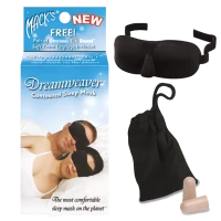 Маска для сна с берушами Dreamweaver черная