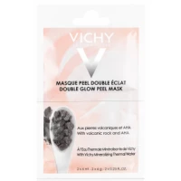 Маска-пилинг минеральная Vichy (Виши) Double Glow Peel Mask Двойное сияние 2x6 мл
