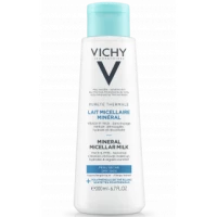 Мицеллярное молочко Vichy (Виши) Purete Thermale Mineral Micellar Milk Dry Skin для сухой кожи лица и глаз 200 мл