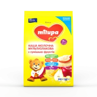 Молочна каша Milupa (Мілупа) Мультизлакова з сумішшю фруктів 210 г