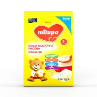 Молочна каша Milupa (Мілупа) Рисова з бананом 210г