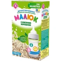 Детское питание Малыш на молочно-зерновой основе с овсяной мукой для детей с 4 мес. 350г