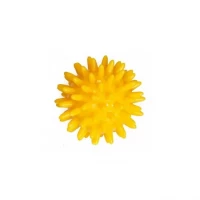 Мяч массажный ПВХ р.6см желтый (11861)