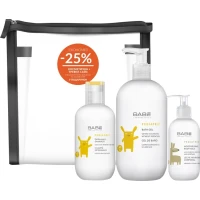 Набір BABE (БАБЕ) Laboratorios Pediatric: Гель для душу ніжний 50мл + Молочко для тіла зволожуюче 100мл + Шампунь екстрам'який 200мл