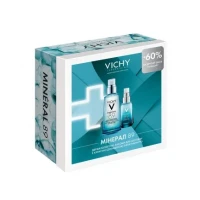 Набор Vichy (Веши) Минерал 89: гель-бустер для лица 50мл + гель для кожи вокруг глаз 15мл