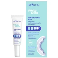 Набор для отбеливания зубов Биокон White Dent: гель 30мл + капа №1