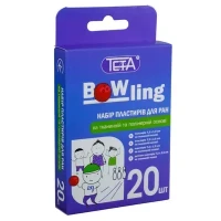 Набір пластирів Teta (Тета) Bowling для ран на тканинній та полімерній основі №20