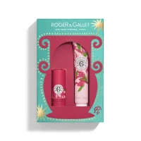 Набор Roger&Gallet (Роже Галле) Красный имбирь: Бальзам для губ 3,5г + Крем для рук 30мл