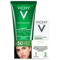 Набір Vichy (Віши) Normaderm: Гель для глибокого очищення 200мл + Флюїд для обличчя 50мл