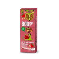 Натуральні цукерки Bob Snail (Боб Снайл) яблучно-полуничні 30 г