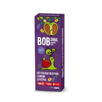 Натуральні цукерки Bob Snail (Боб Снайл) яблучно-сливові 30 г