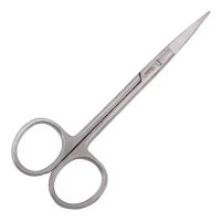 Ножиці гострокінцеві по Standart операційні зігнуті 11,5см (НС-3-2)
