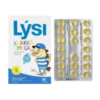 Омега-3 для дітей LYSI (Лісі) з вітаміном D3 капсули жувальні з фруктовим смаком №60