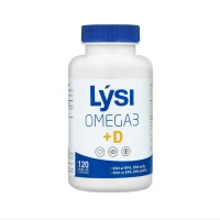 Омега-3 LYSI (Лісі) комплекс з вітаміном D3 капсули по 500мг №120