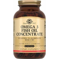 Витамины Solgar (Солгар) Omega 3 Fish Oil Concentrate капсулы №60