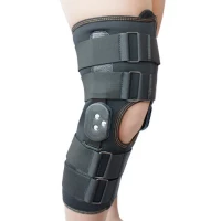 Ортез на коленный сустав неопреновый шарнирный с регулируемым углом сгиба Алком 4032 г.4 черный