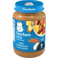 Овощно-мясное пюре Gerber (Гербер) овощи/говядина 190г