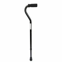 Палиця алюмінієва без механізму проти ковзання, чорна (10100/С/Е/BL)