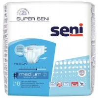 Памперсы Seni (Сени) Super дышащие р.M 75-110см №10