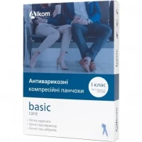 Панчохи антиварикозні Алком К1 закритий мисок чорні (00211) р.6