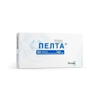 ПЕЛТА таблетки гастрорезистентні по 40мг №30