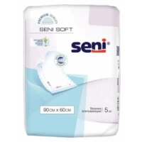 Пеленки гігієнічні Seni (Сені) Soft Super 90х60 см, 5 штук
