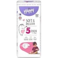 Підгузки Bella (Белла) Baby Happy Junior Soft&Delicate р.5 11-18кг №52 