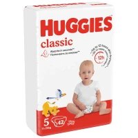 Подгузники Huggies (Хаггис) Classic (11-25 кг) р.5 №42